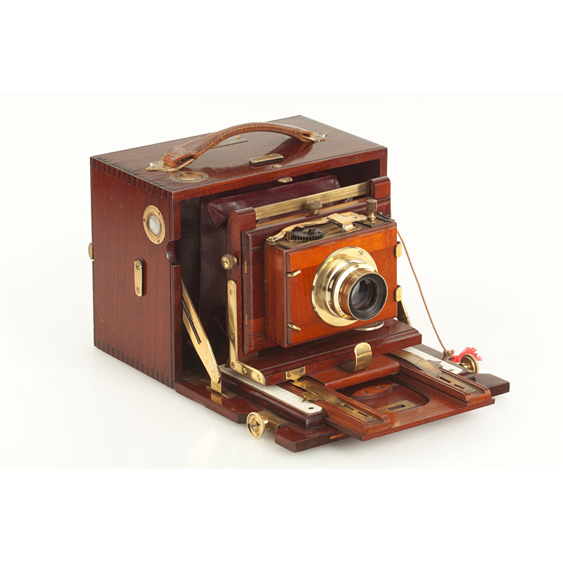 F. Jonte Wooden Folding Camera