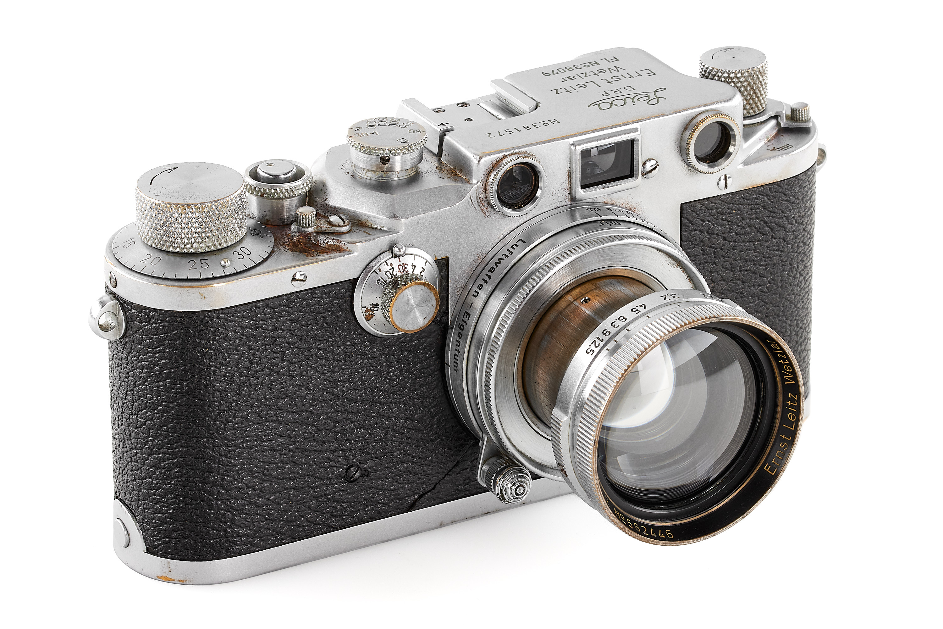 Leica IIIc chrome 'Luftwaffen-Eigentum'