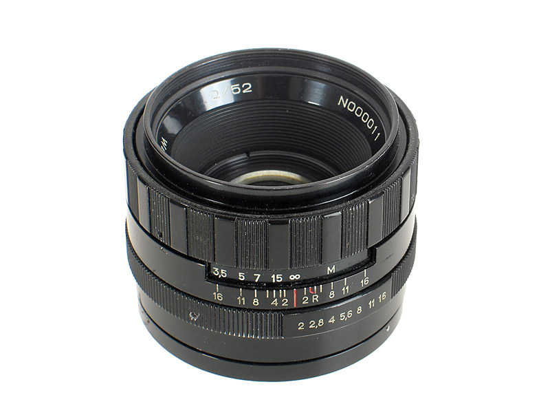 KMZ f. M42  Helios-97M 2/52mm