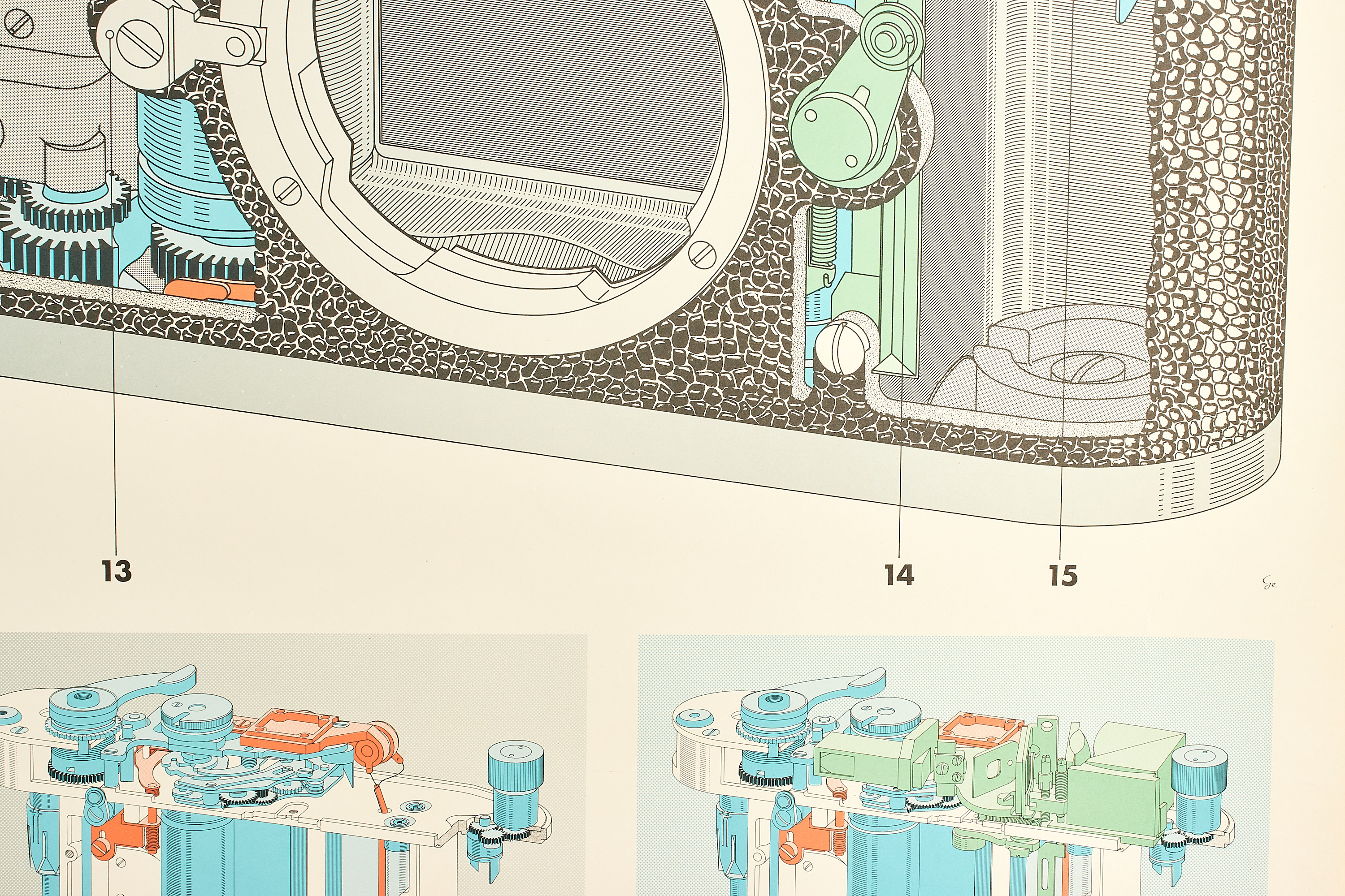 Leica M2 Cut-Away poster *