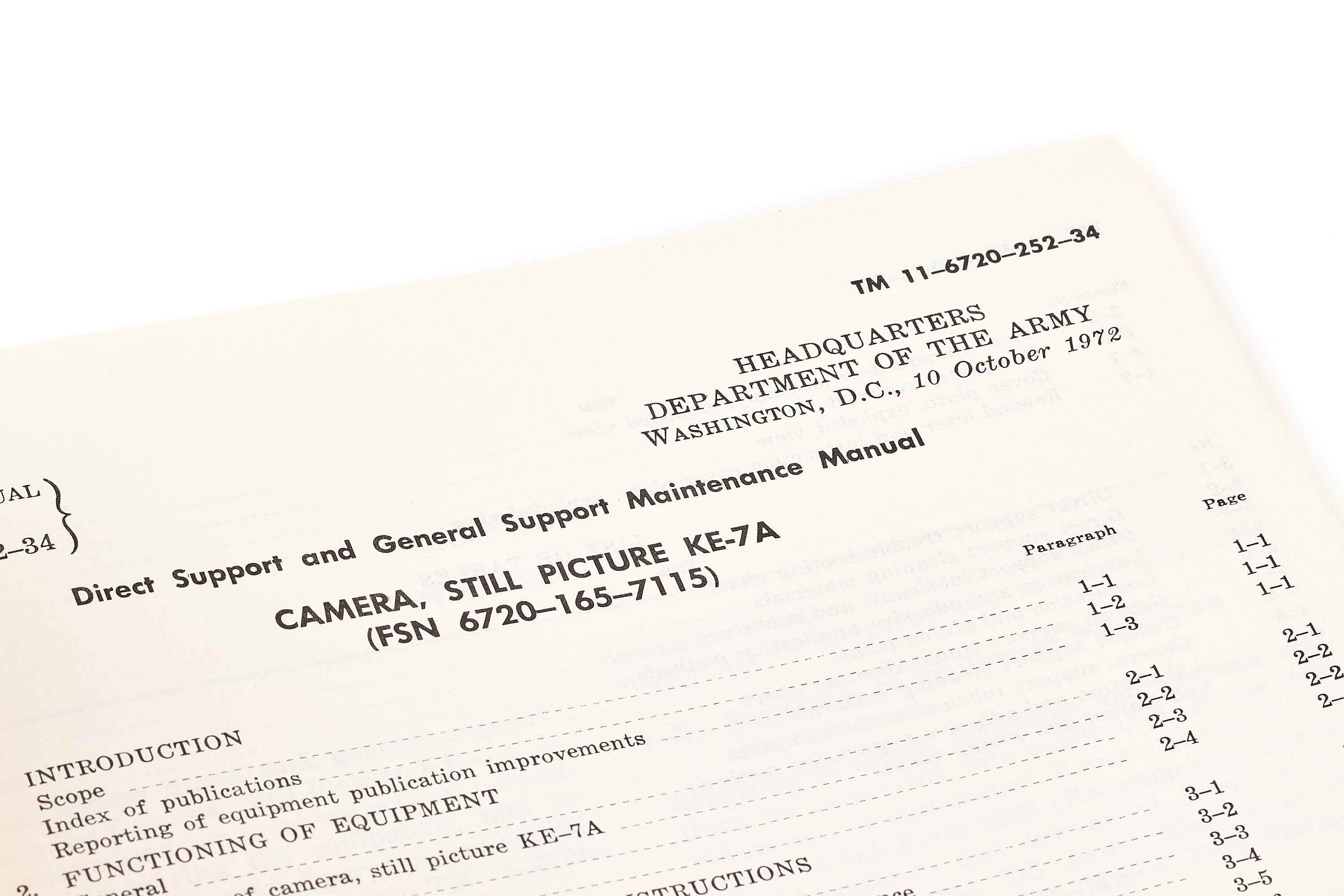 Leica KE-7A 'US Army' instruction manual