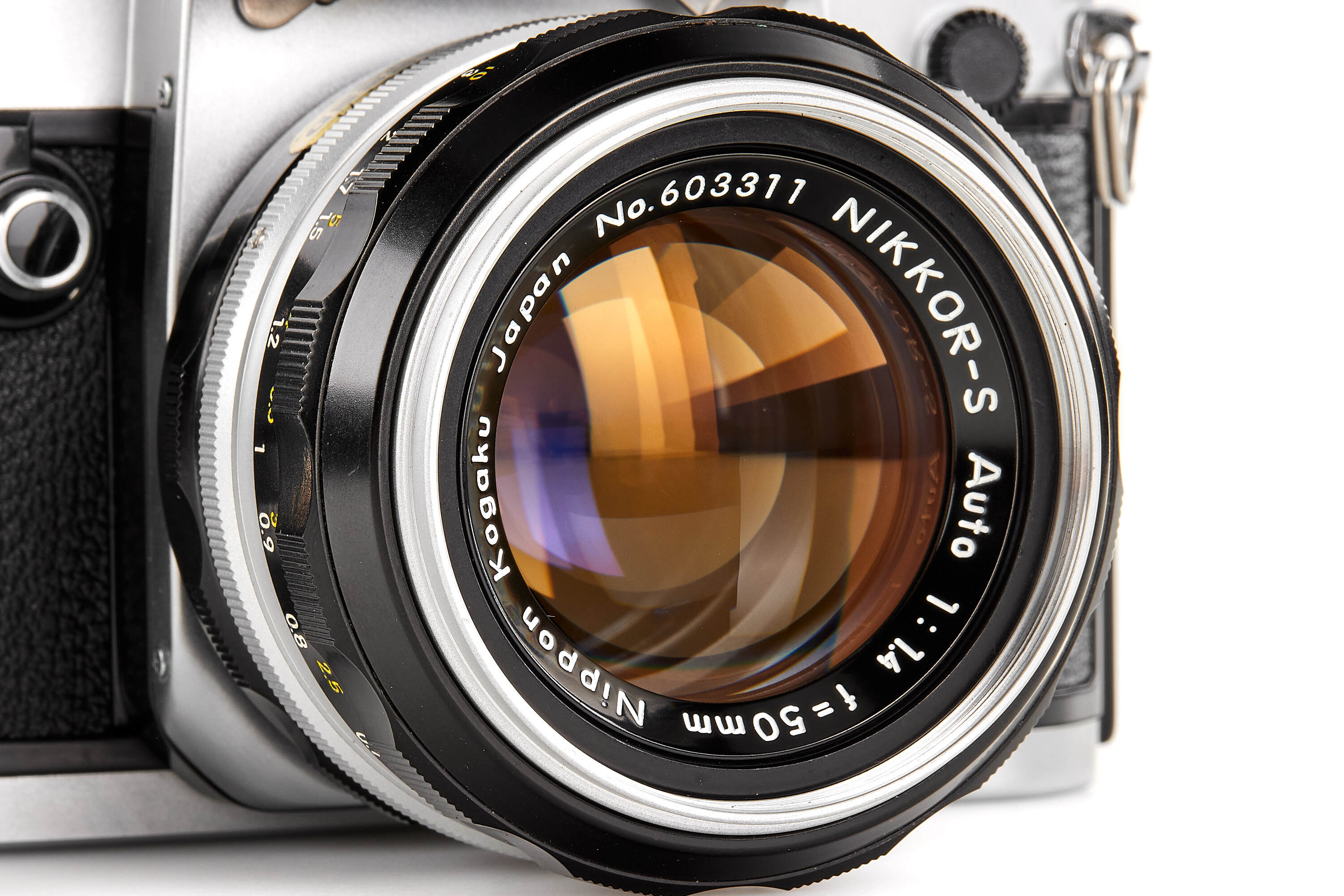 Nikon F2 Photomic chrome with Nikkor 1.4/50mm