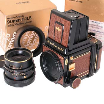 Mamiya RB67  Pro-S 'Golden Lizard' set