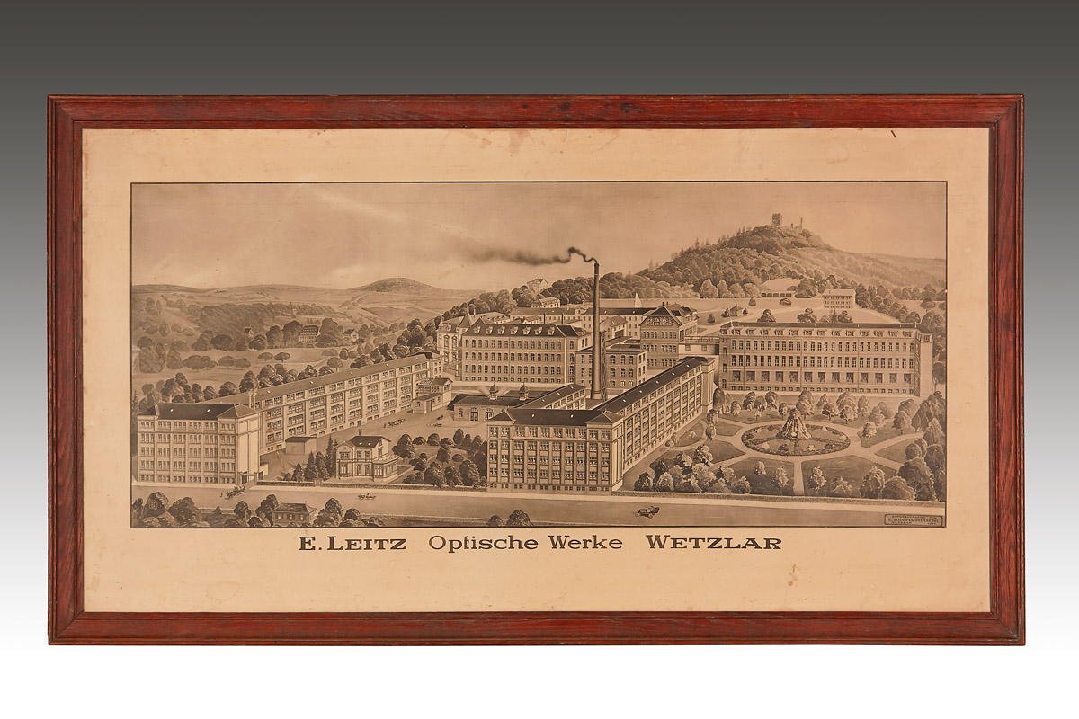 Ernst Leitz Factory 1911 Lithography