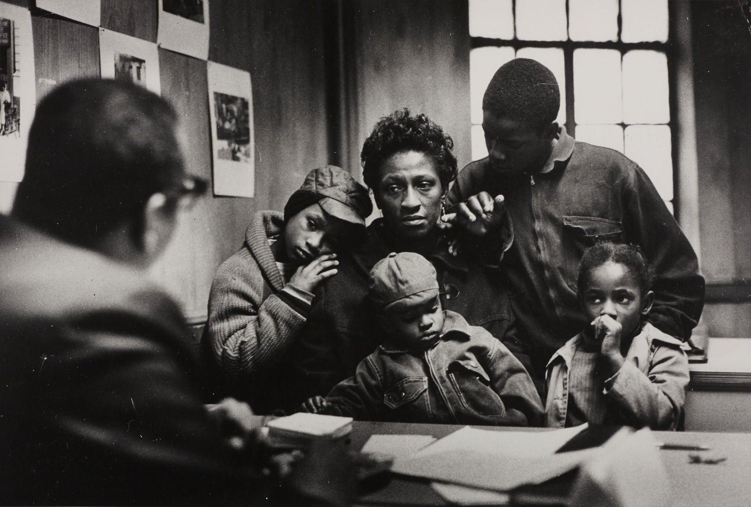 GORDON PARKS (1912–2006) The Welfare office, The Fontanelle Family, Harlem, New York 1968 GORDON PARKS (1912–2006) The Welfare office, The Fontanelle Family, Harlem, New York 1968