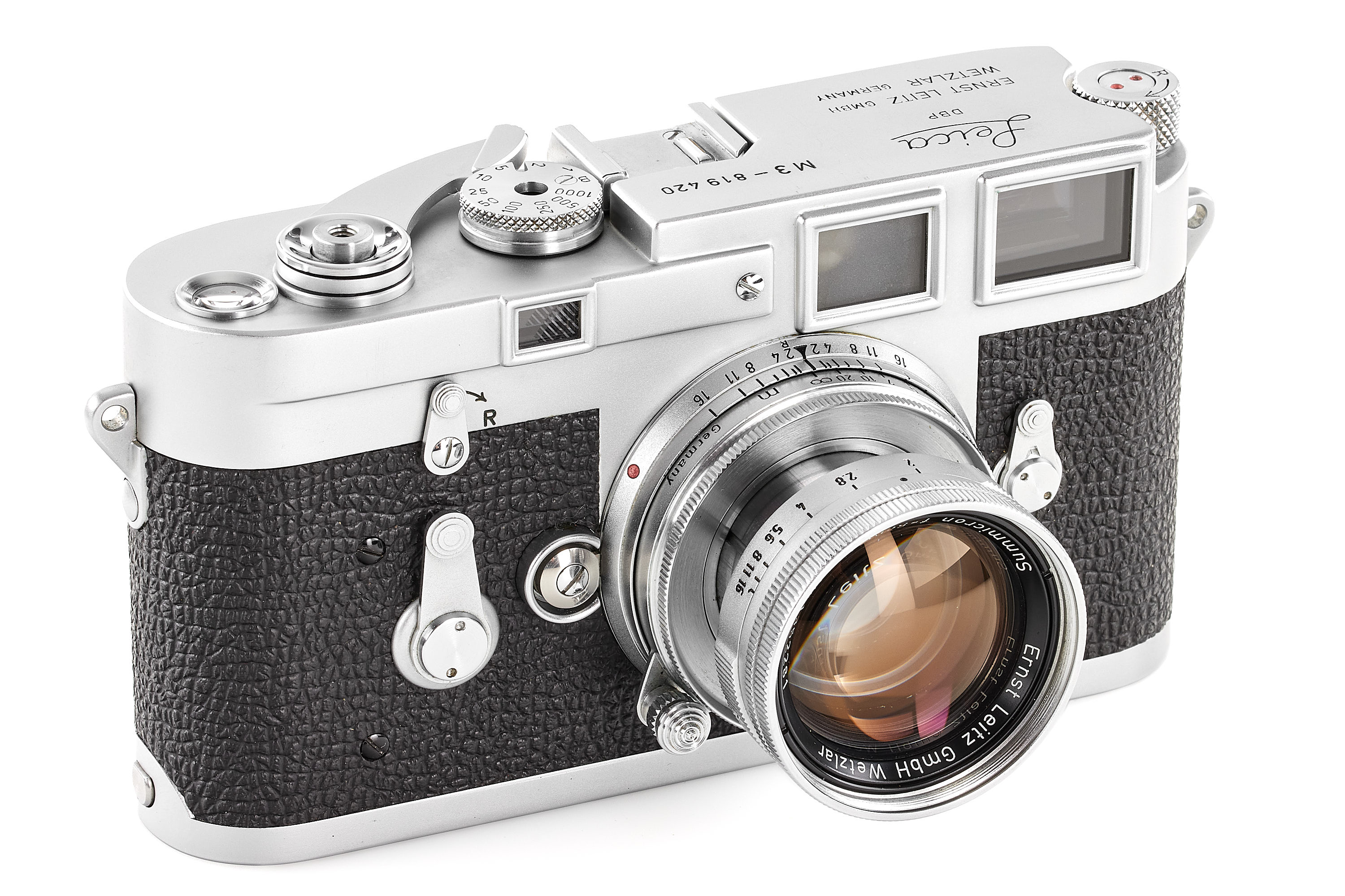 Leica M3 chrome with Summicron 2/5cm Leica M3 chrome with Summicron 2/5cm