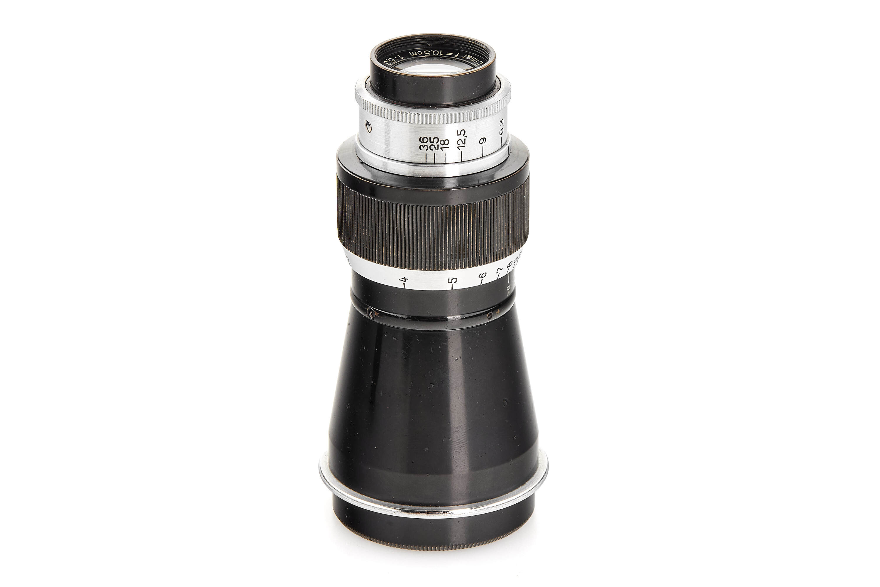 Elmar 6.3/10.5cm black/chrome *