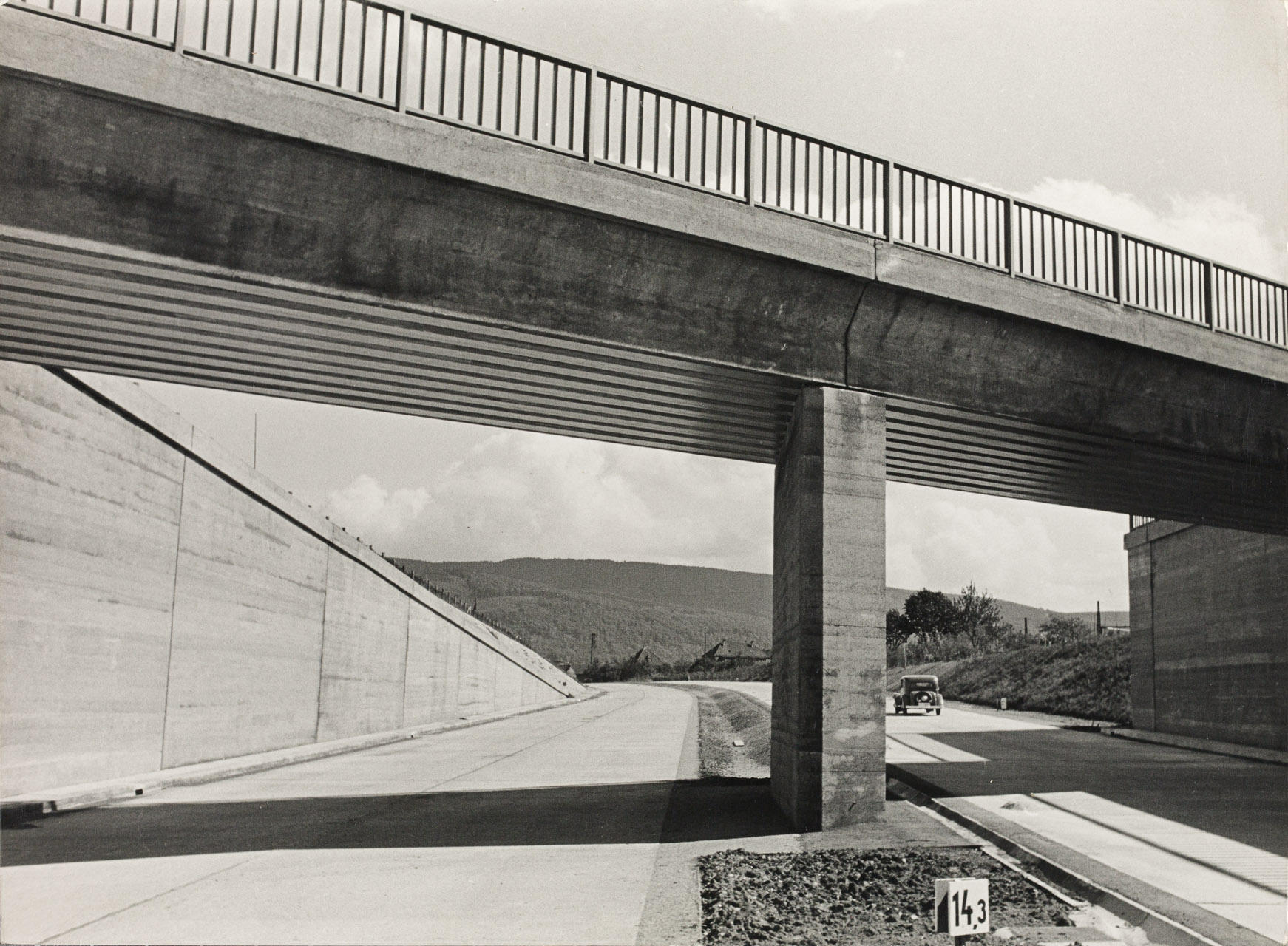 PAUL WOLFF (1887–1951) 'Überführung bei Heidelberg" (Overpass near Heidelberg), 1935 *