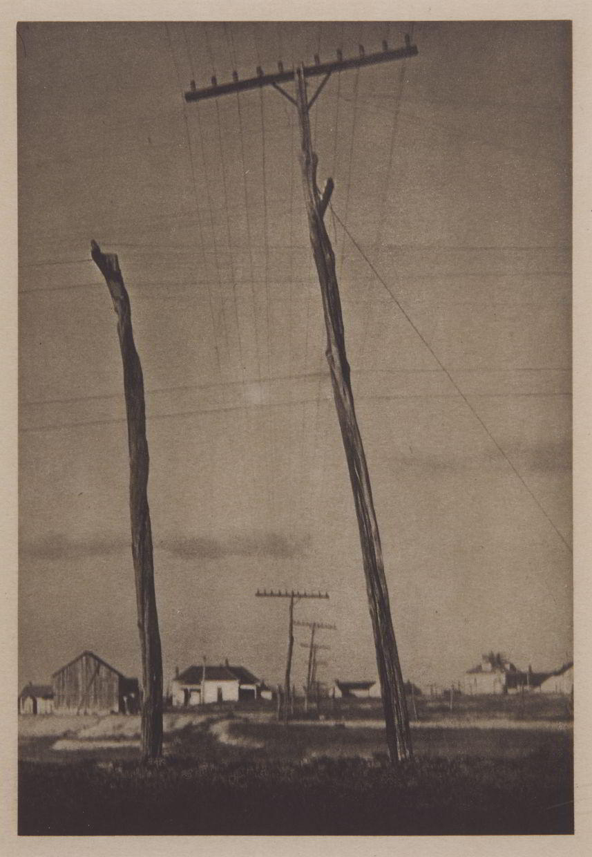 PAUL STRAND (1890–1976) ‘Telegraph Poles’, 1916