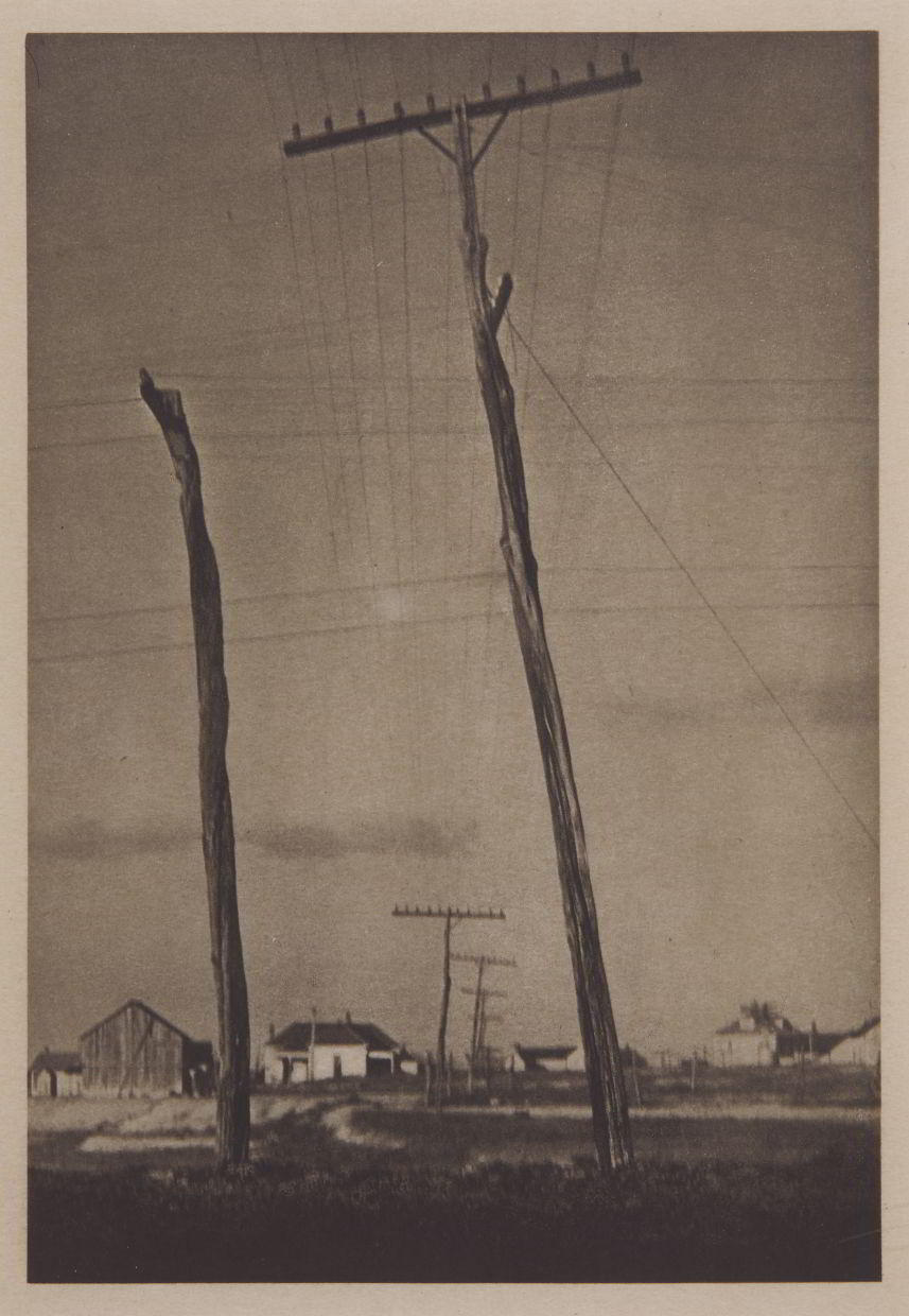 PAUL STRAND (1890–1976) ‘Telegraph Poles’, 1916 PAUL STRAND (1890–1976) ‘Telegraph Poles’, 1916