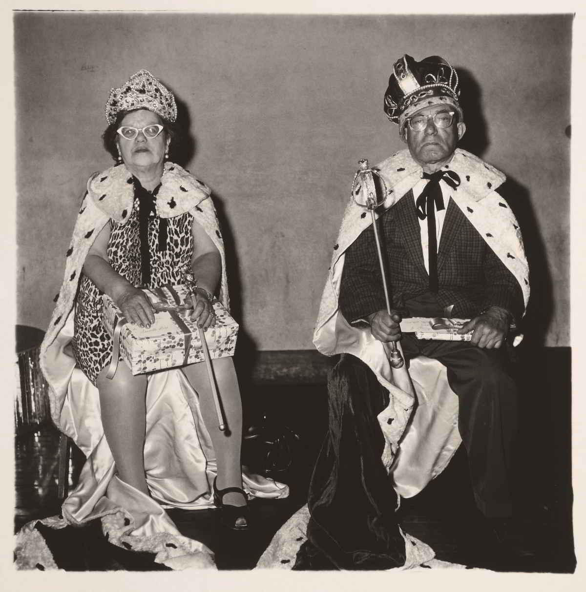 DIANE ARBUS (1923–1971) ‘The King and Queen of a Senior Citizens Dance‘, New York 1970