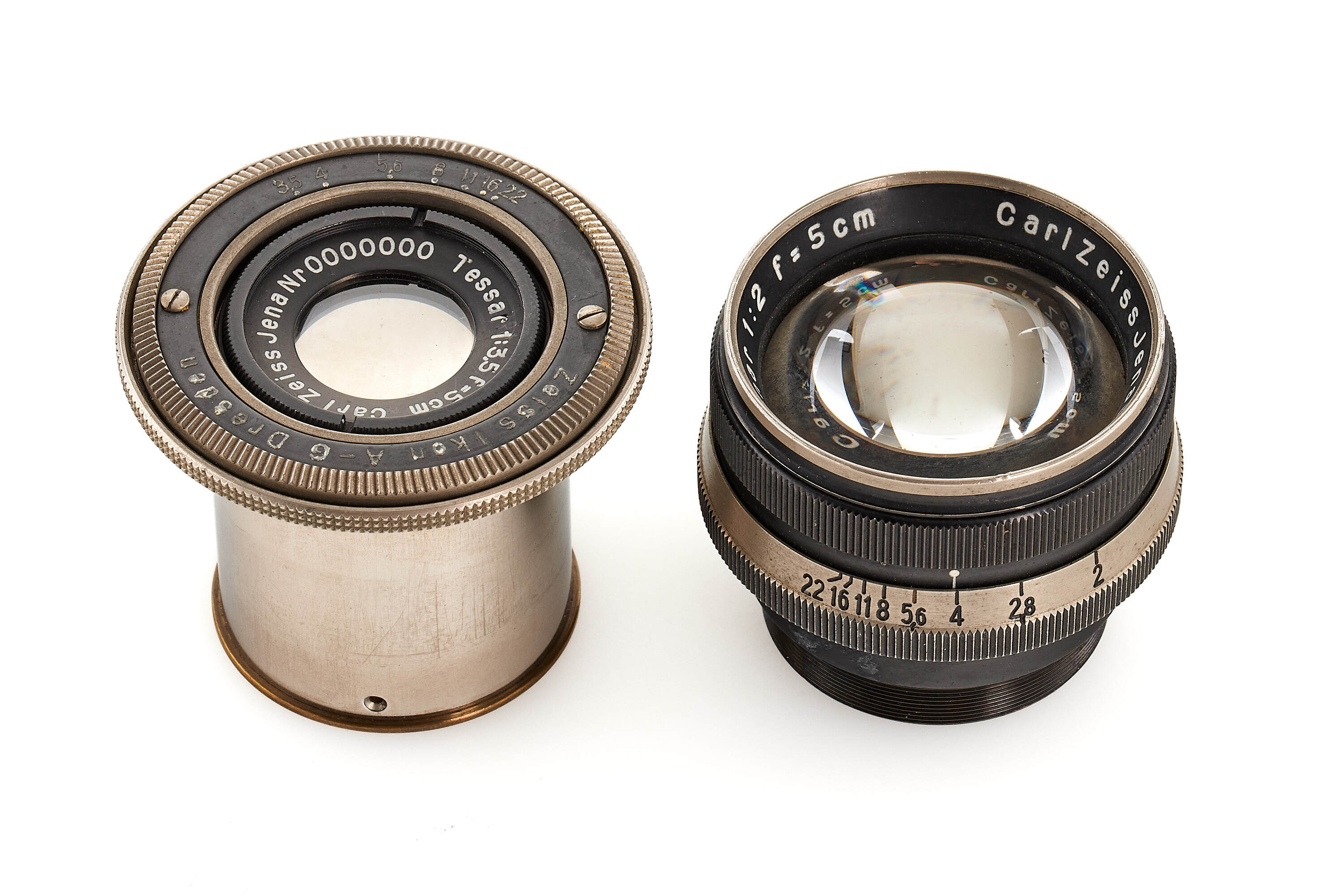 Zeiss Jena f. Contax Dummy Lenses set * Zeiss Jena f. Contax Dummy Lenses set *