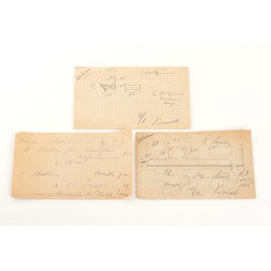 O. Barnack  Design Drawings (various) O. Barnack  Design Drawings (various)