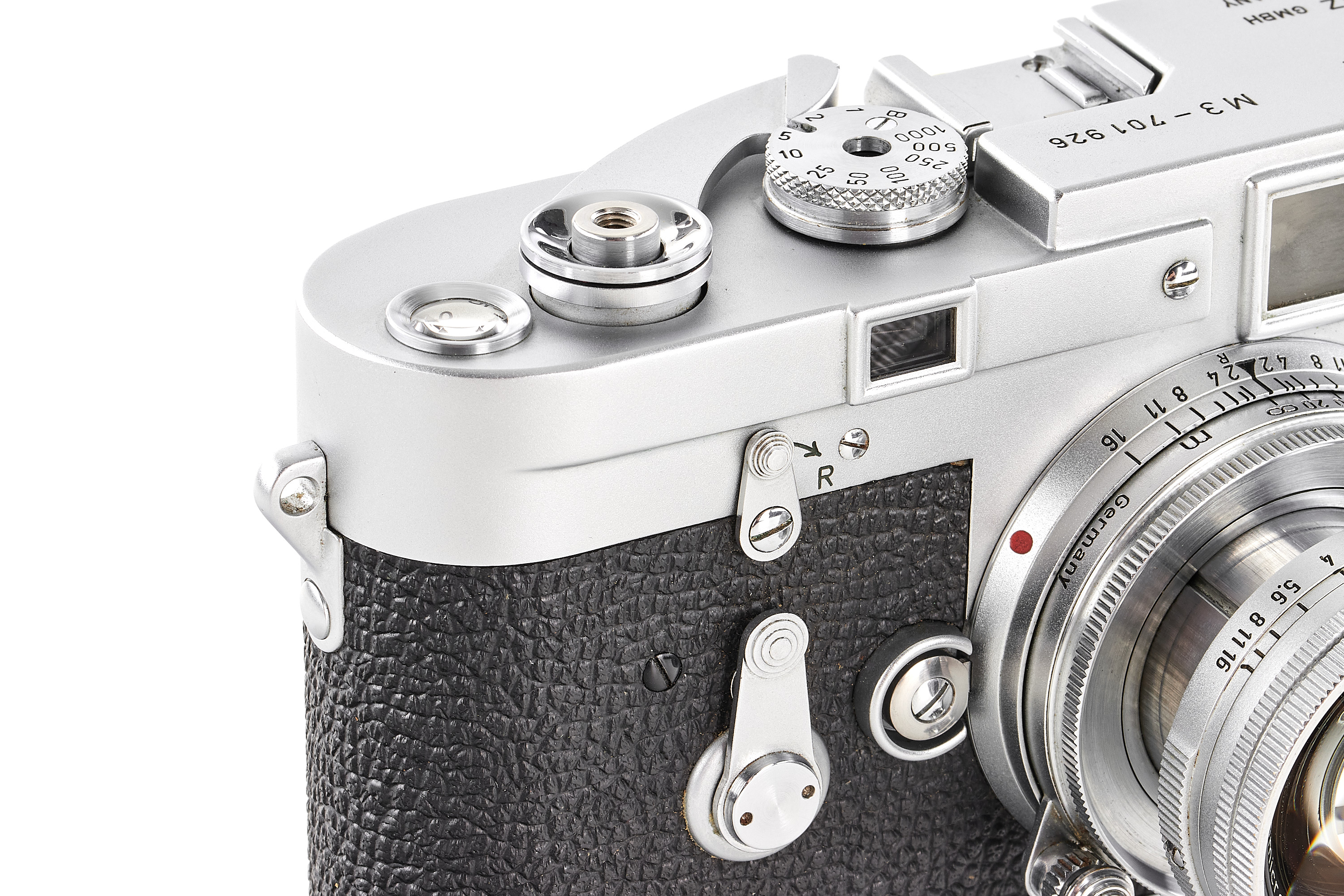 Leica M3 chrome Dual Stroke with Summicron 2/5cm | A01481