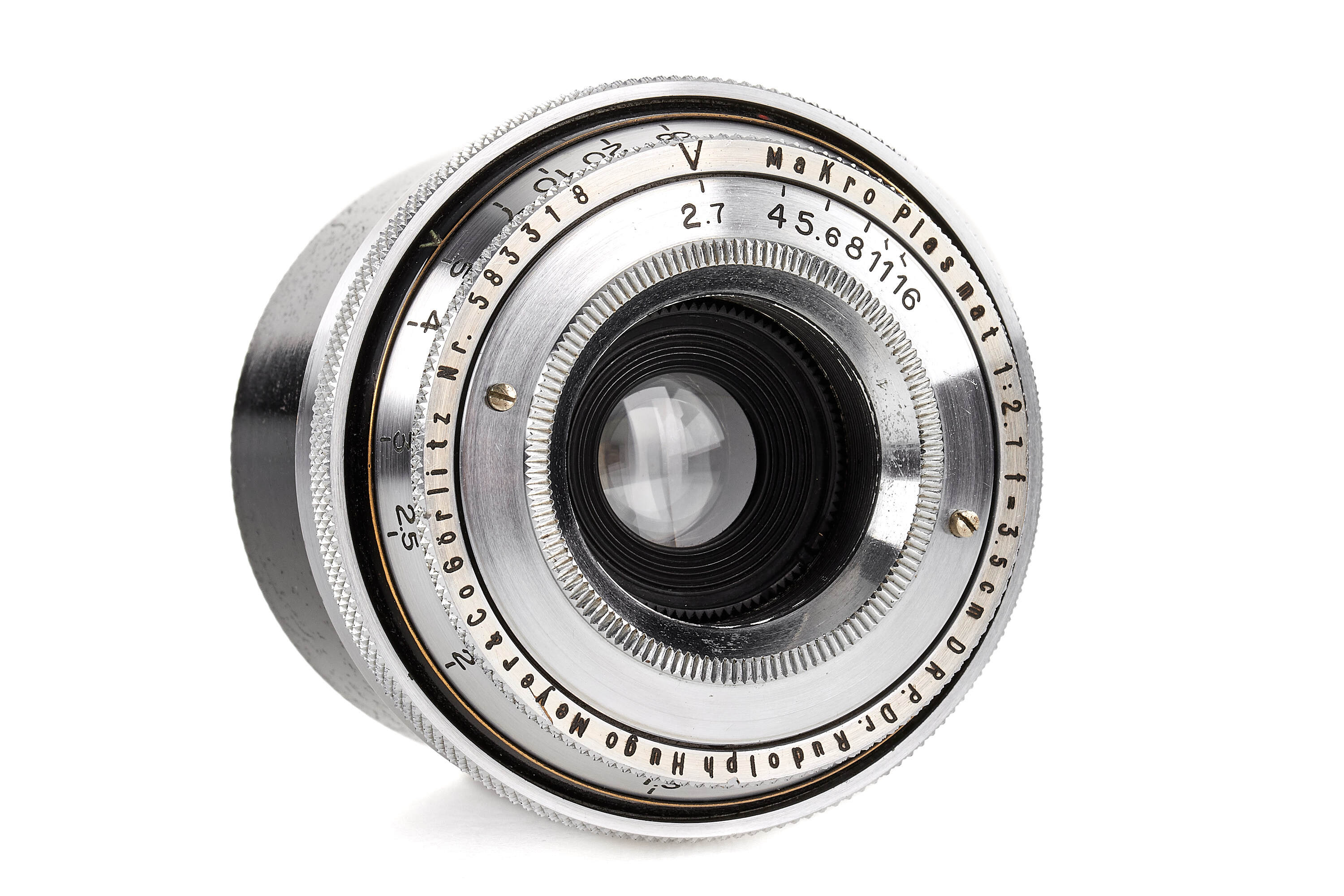 Hugo Meyer f. Contax Makro Plasmat 2.7/3.5cm *