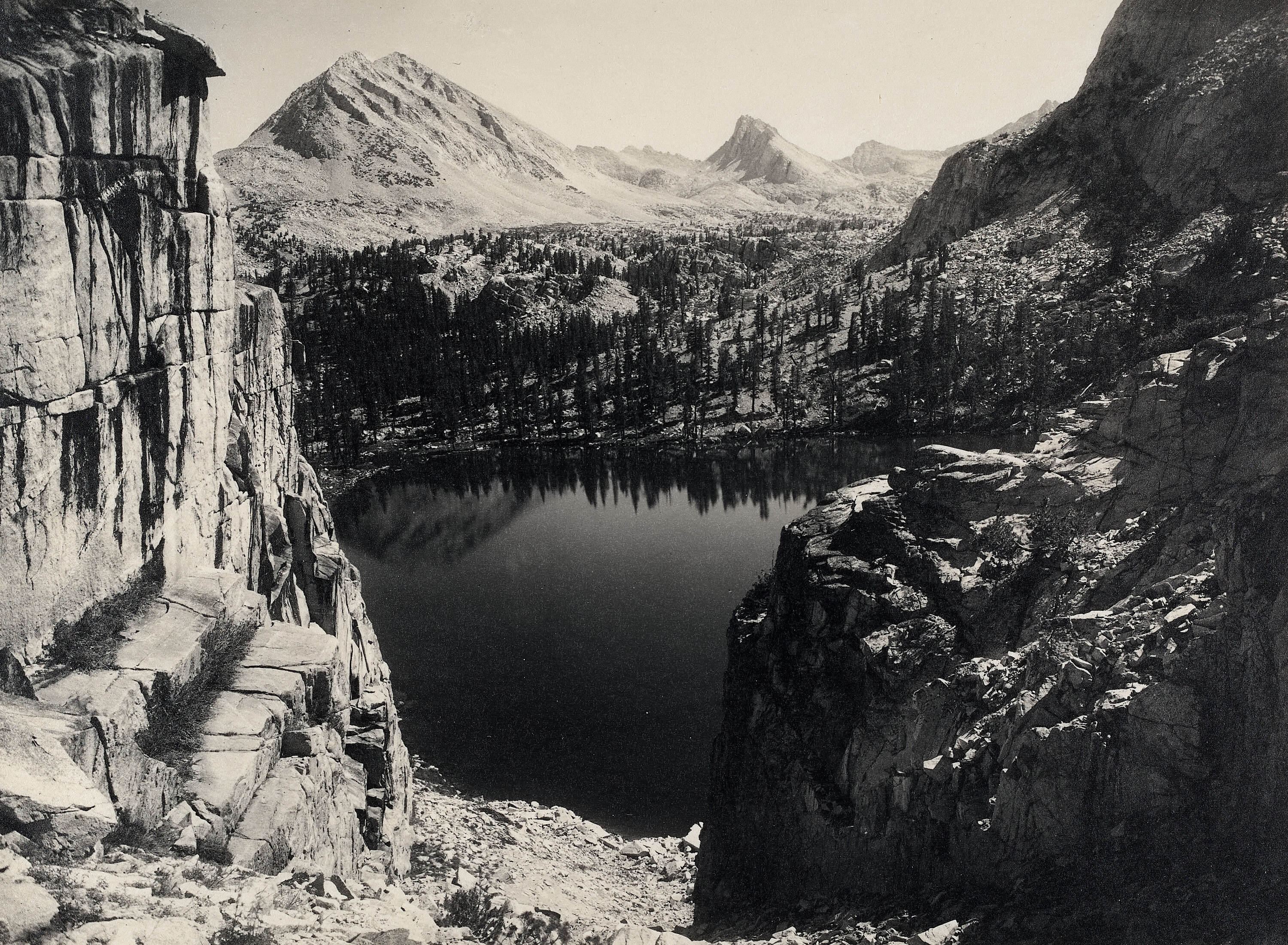 ANSEL ADAMS (1902–1984) - Marion Lake, Yosemite Valley, California 1923