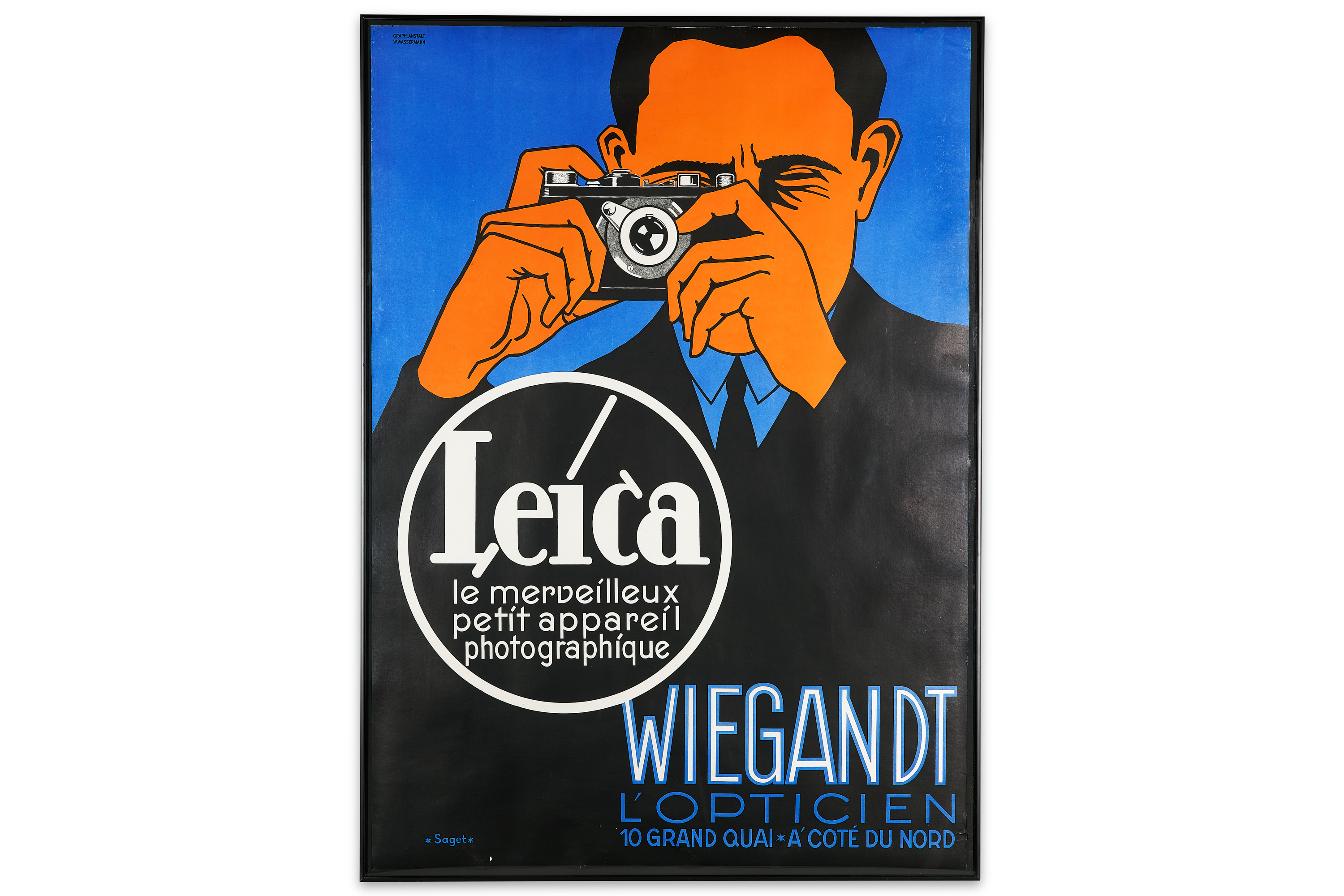 Saget Leica Poster for Wiegandt L'Opticien *