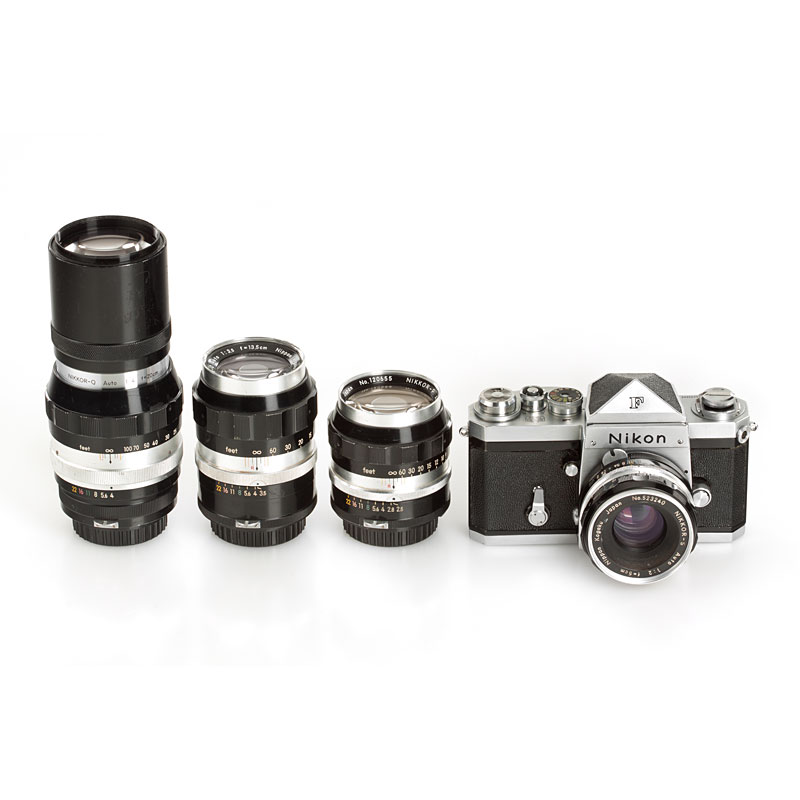 Nikon F Eyelevel Chrome outfit