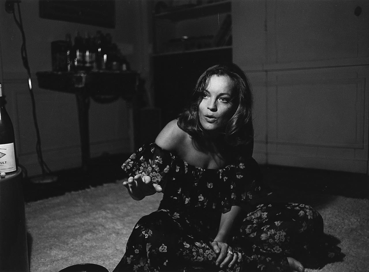 HELGA KNEIDL (* 1939) Romy Schneider, Paris 1973