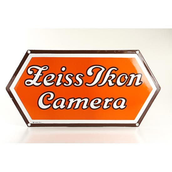Zeiss Ikon Enamel Sign Zeiss Ikon Enamel Sign
