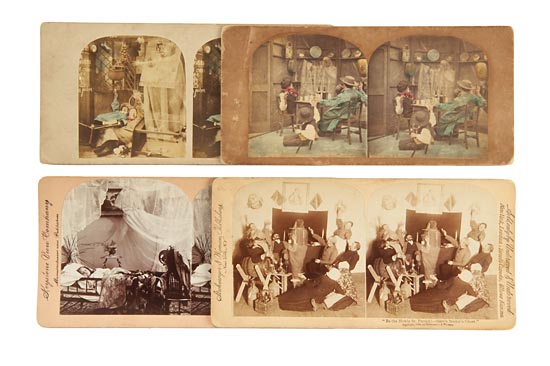 Seven 'Spirit' Stereographs