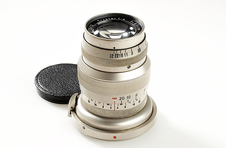 Carl Zeiss Jena  Triotar 4/8.5cm nickel