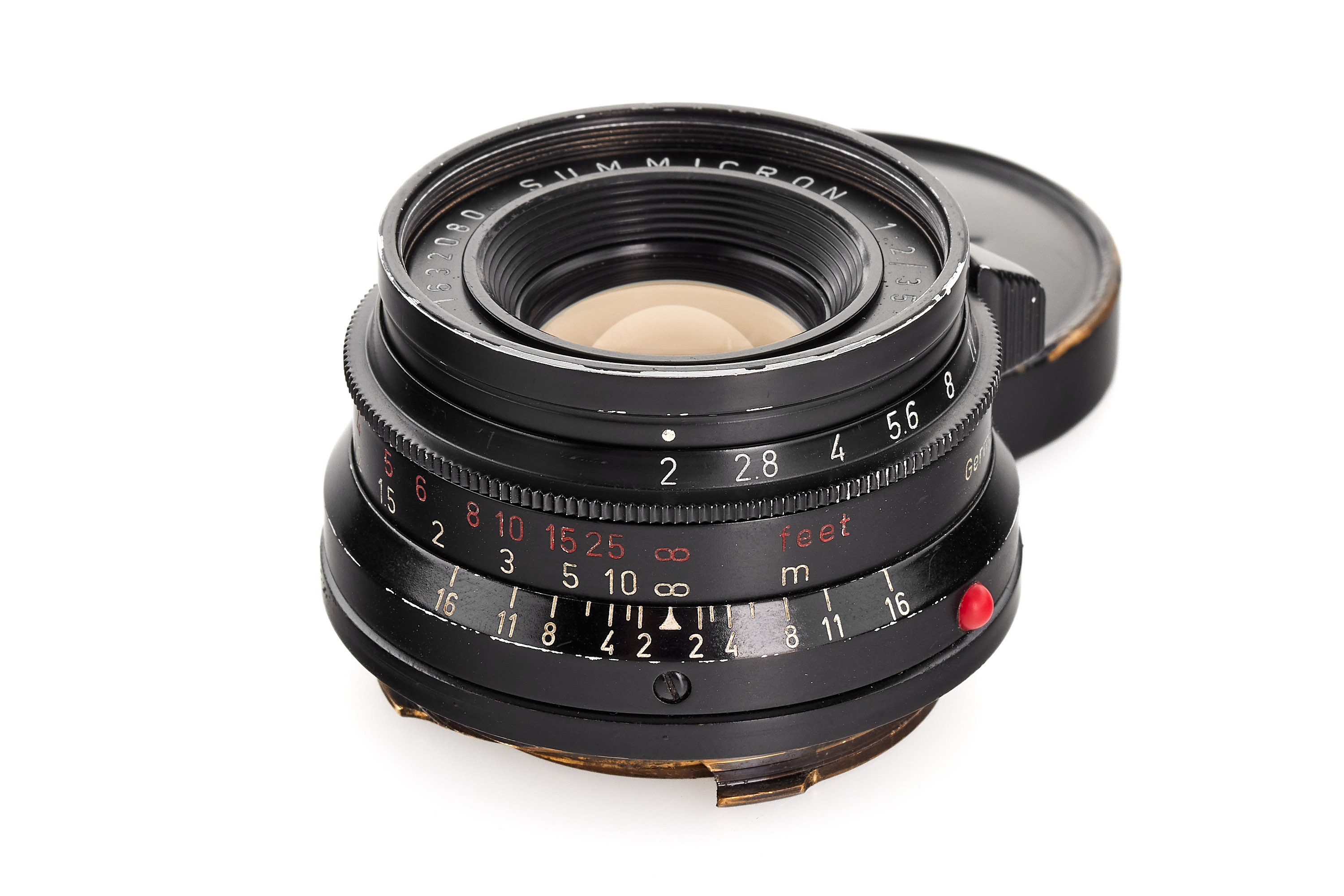 Summicron 2/35mm black paint / brass mount
