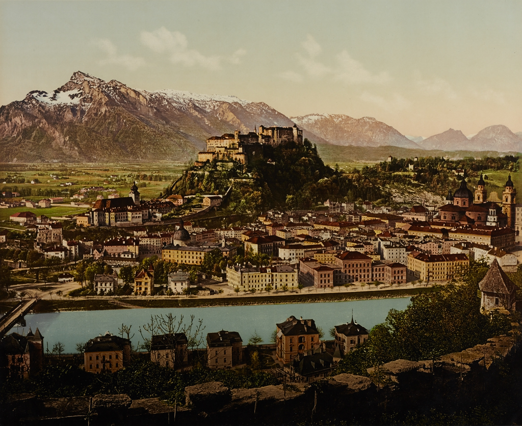 ANONYMOUS PHOTOGRAPHER  Altstadt, Festung Hohensalzburg, Salzburg, c. 1910