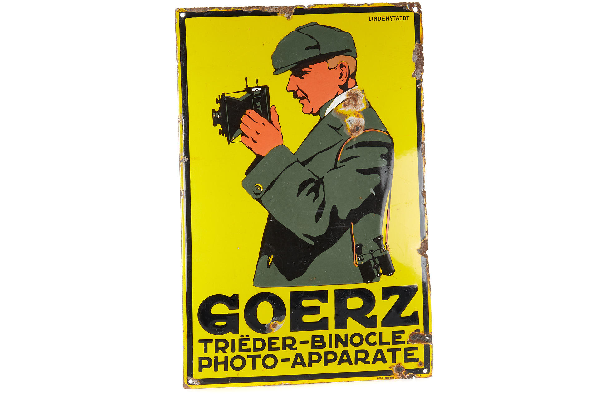 Goerz Enamel Sign Goerz Enamel Sign