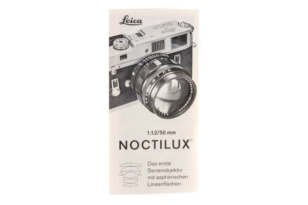 Noctilux 1.2/50mm brochure German