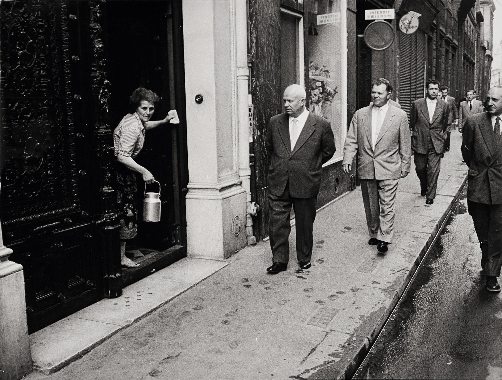 AGENCE DALMAS Nikita Chruschtschow, Paris May 1960