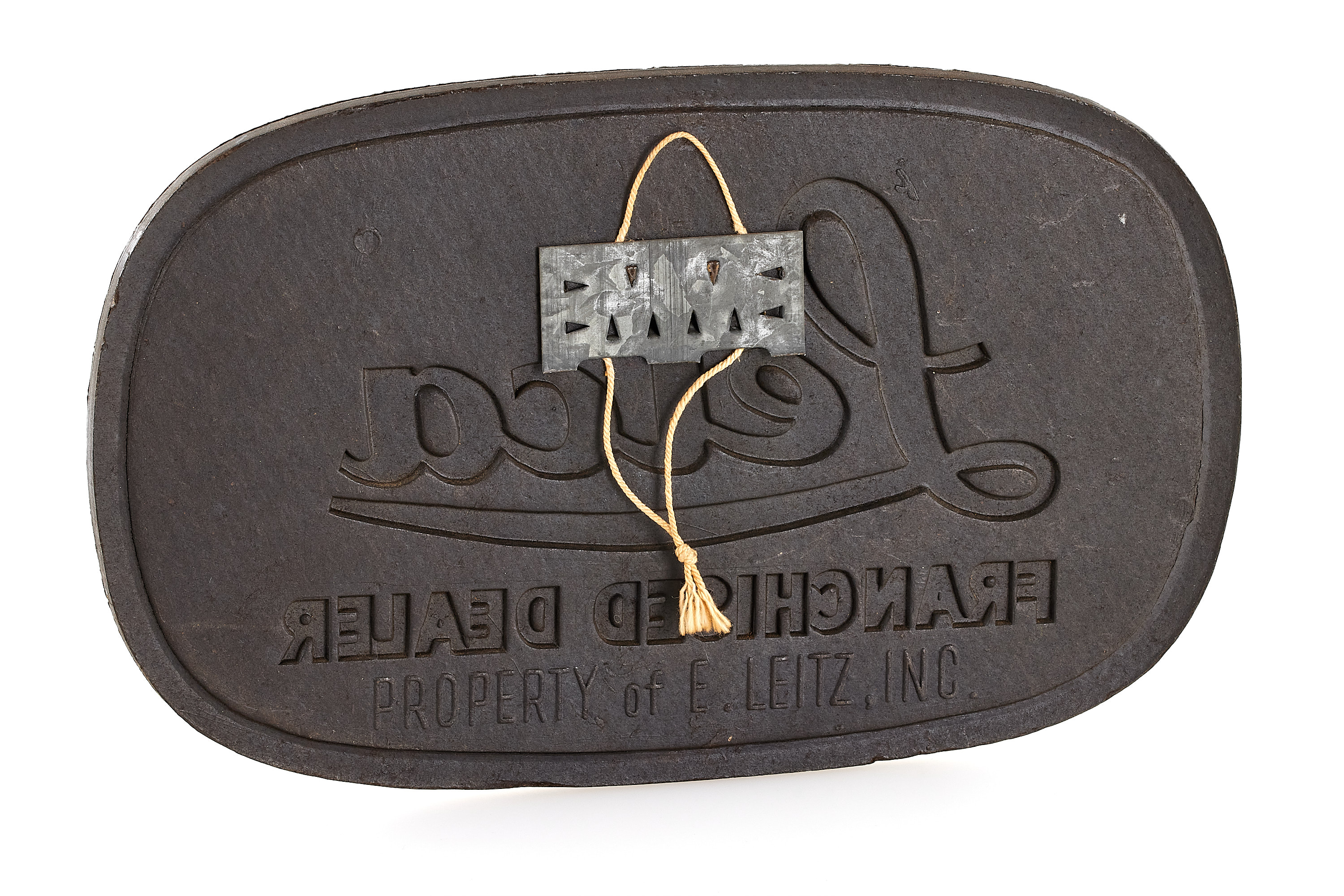 E. Leitz Inc. New York Advertising Sign *
