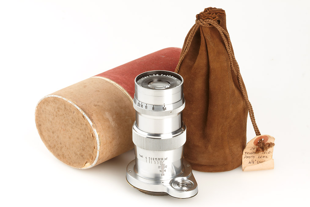 Carl Zeiss Jena  Triotar 5.6/10.5cm