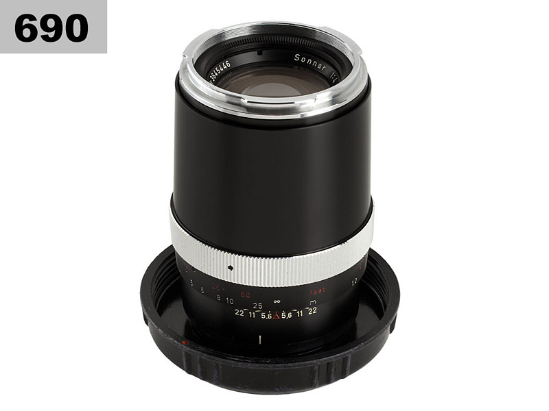 Carl Zeiss  Sonnar 4/135mm Black