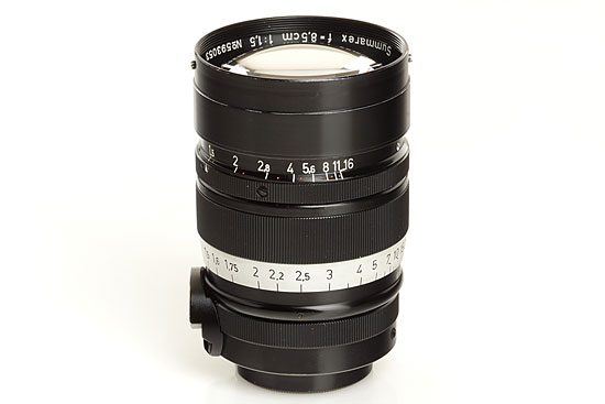 Summarex 1.5/8.5cm black