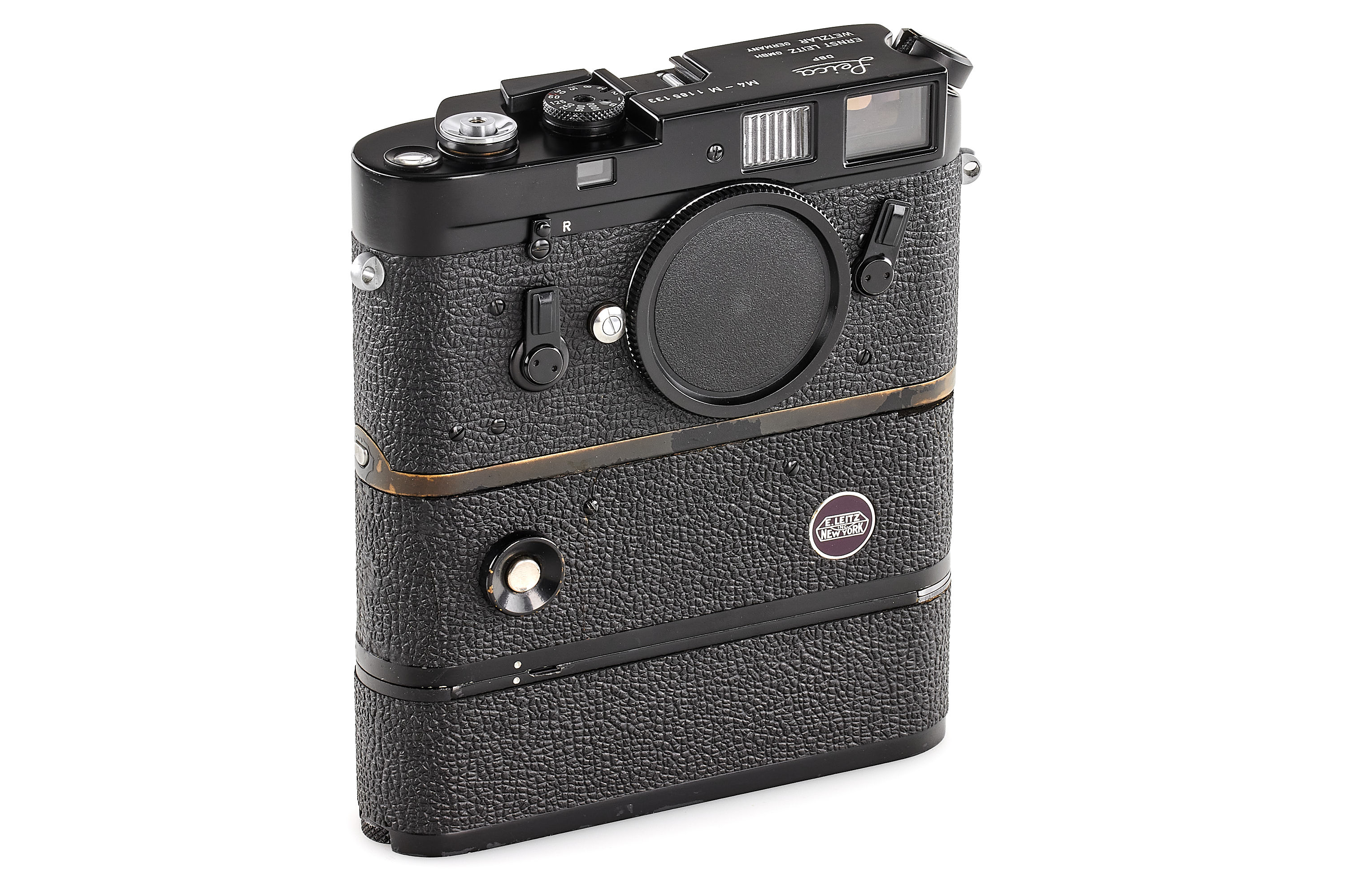 Leica M4-M black paint First Batch with Leitz New York Motor * Leica M4-M black paint First Batch with Leitz New York Motor *