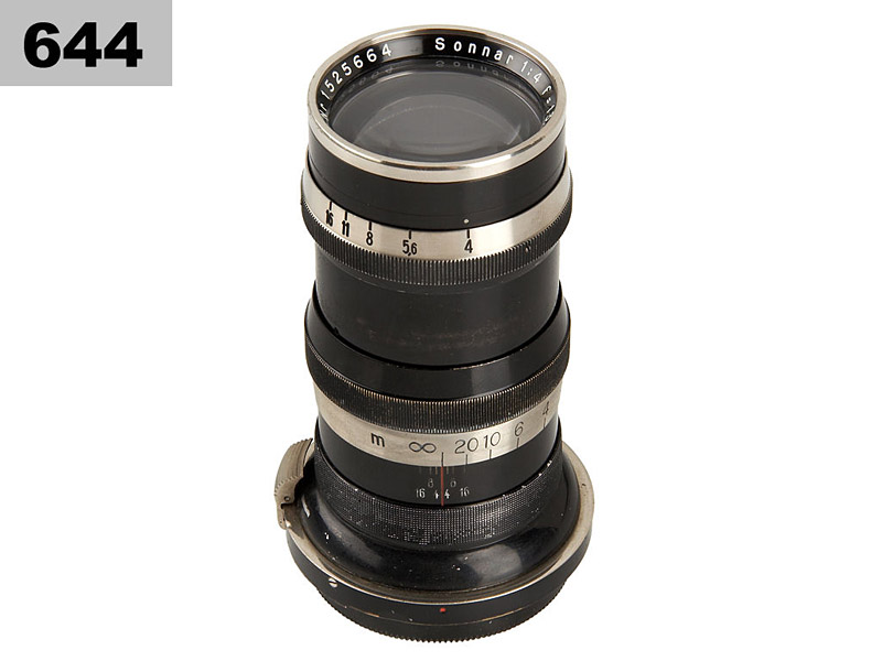 Carl Zeiss Jena  Sonnar 4/13.5cm