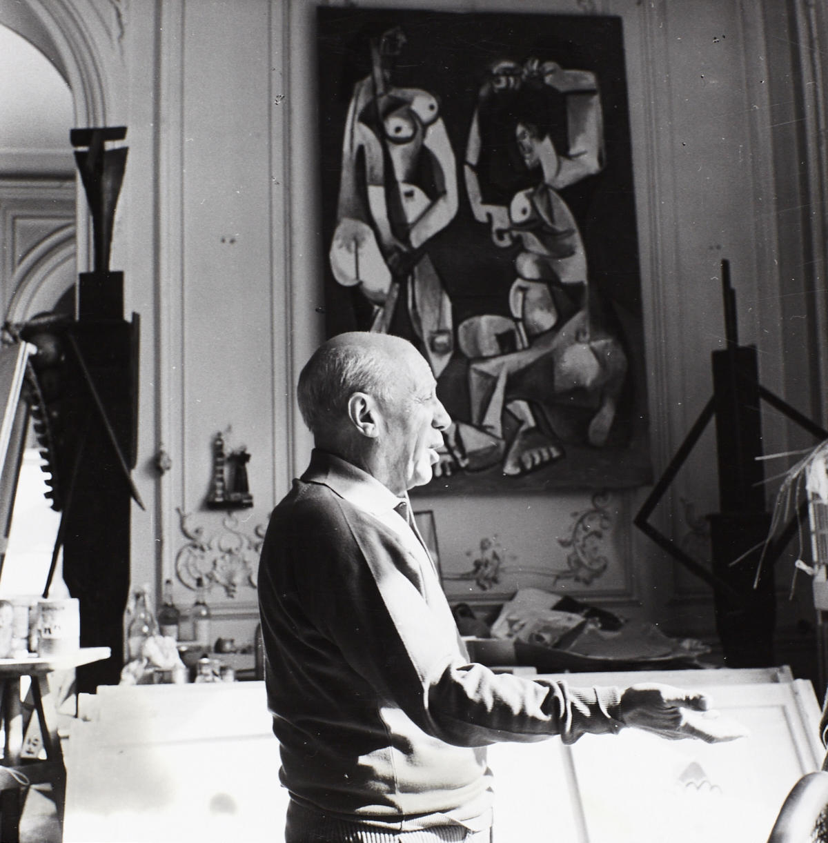 FRANZ HUBMANN (1914–2007) Pablo Picasso, Villa La Californie, Cannes 1957