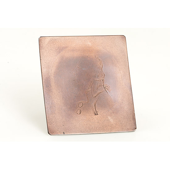 Physionotrace Copper Printing-Plate