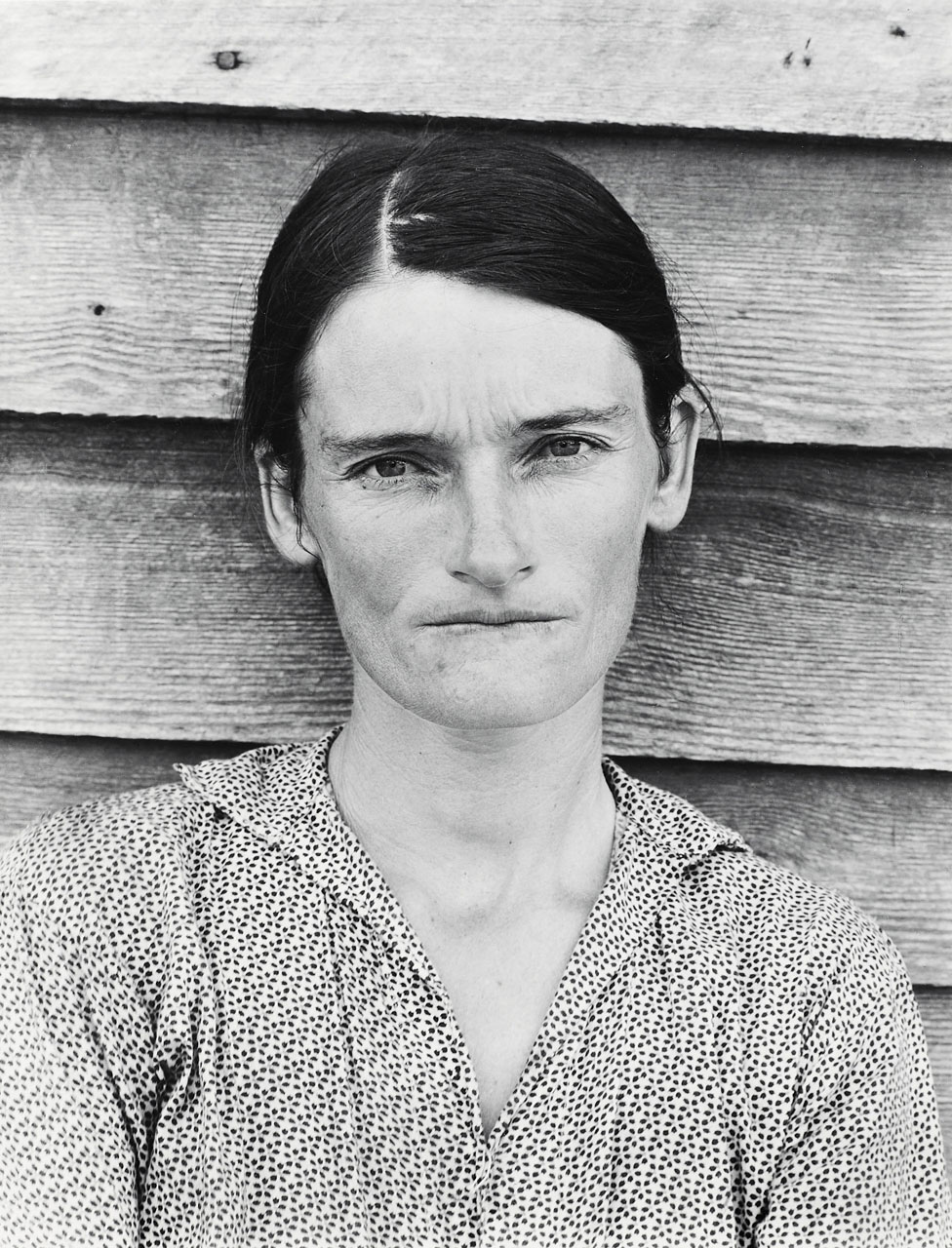 WALKER EVANS (1903–1975) - Tenant Farmer Wife (Allie Mae Burroughs),  Alabama 1936