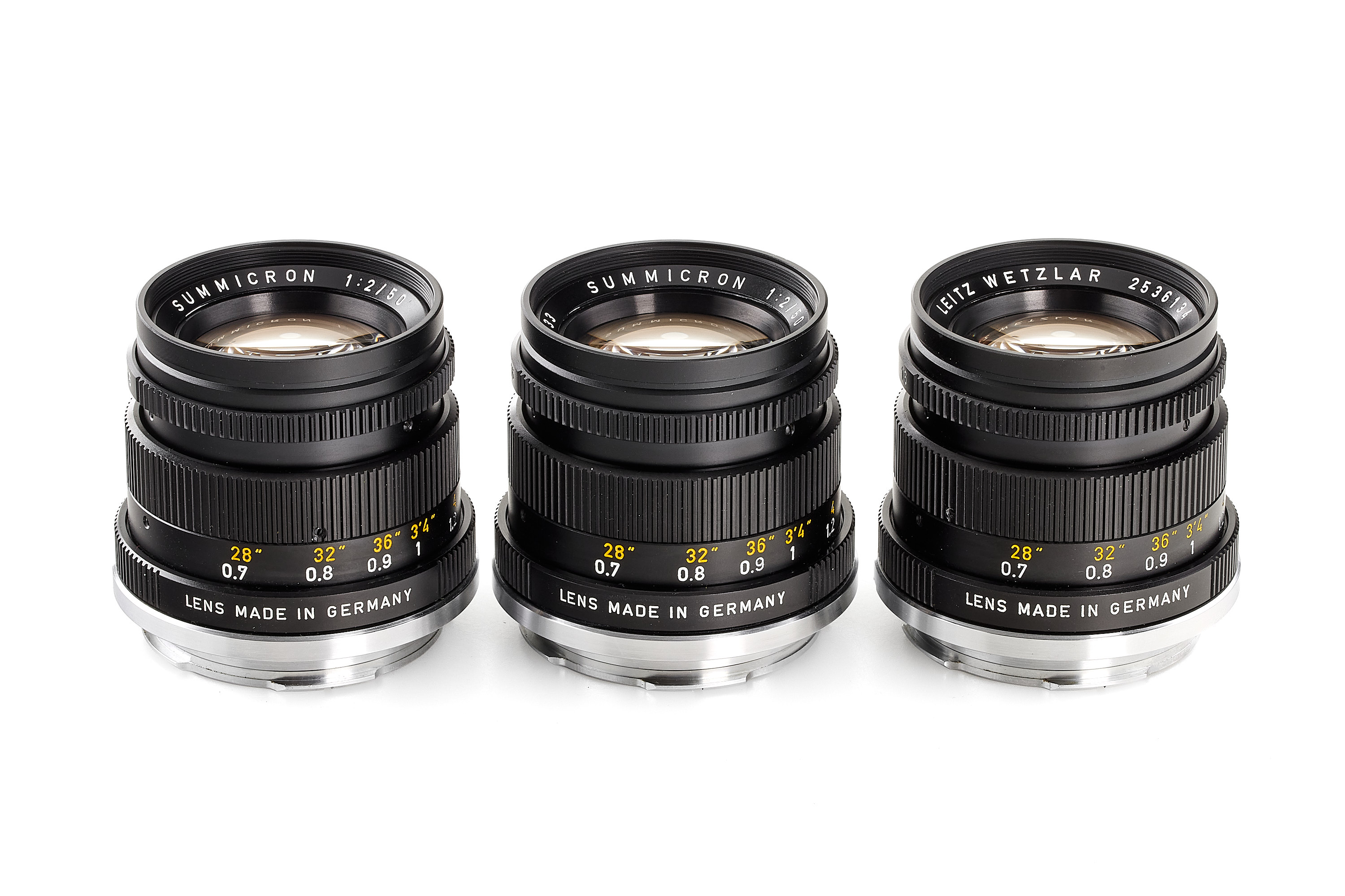 Three Leica M4 black Consecutive Numbers Set *