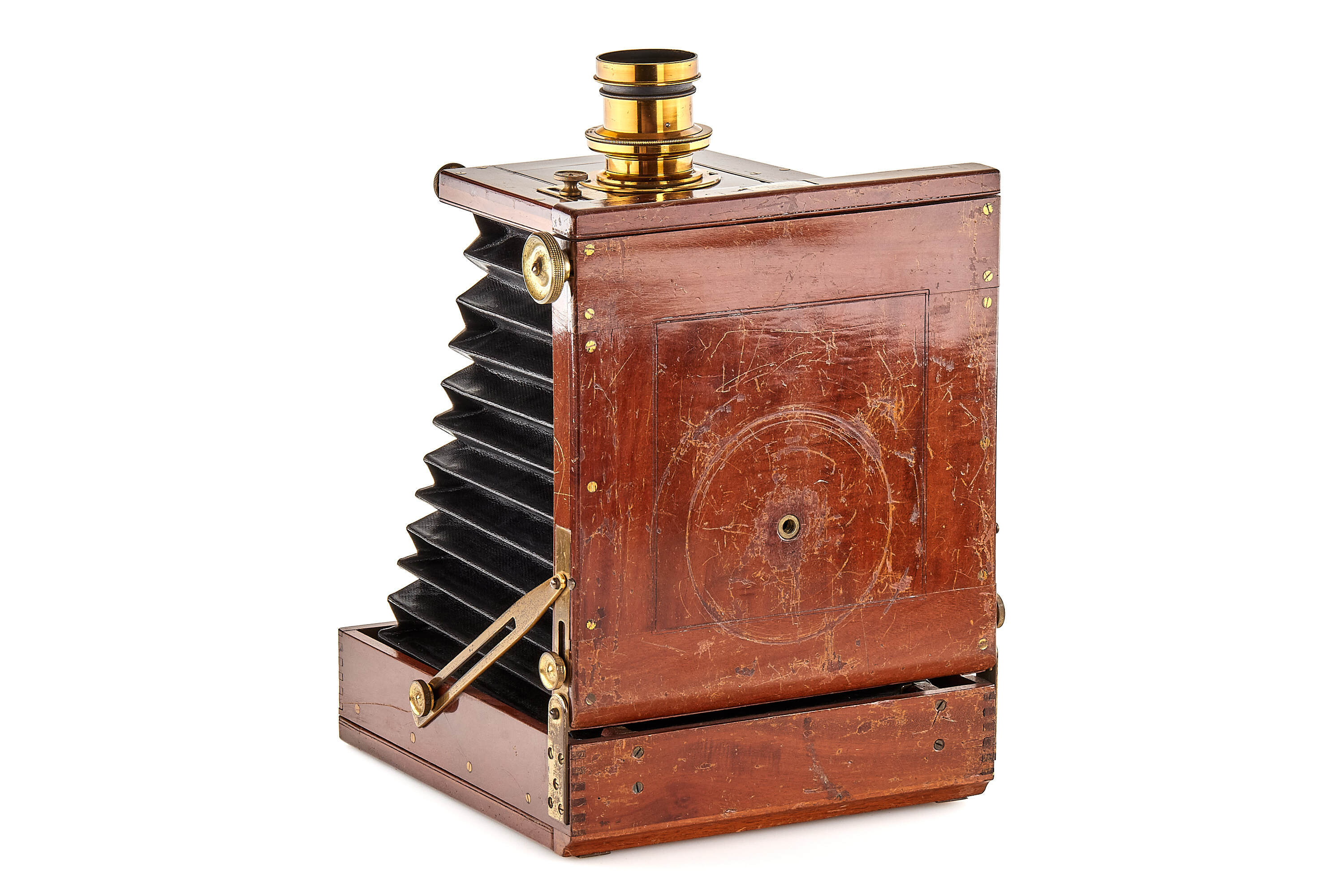 A. Birnie Wooden Folding Camera
