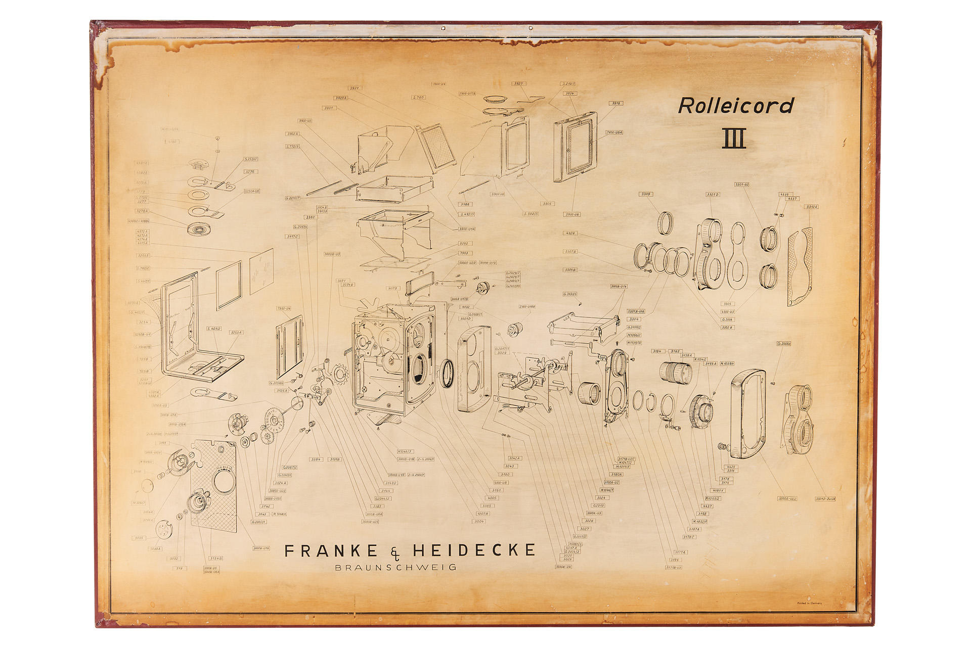 Exploded View Rolleicord III Exploded View Rolleicord III