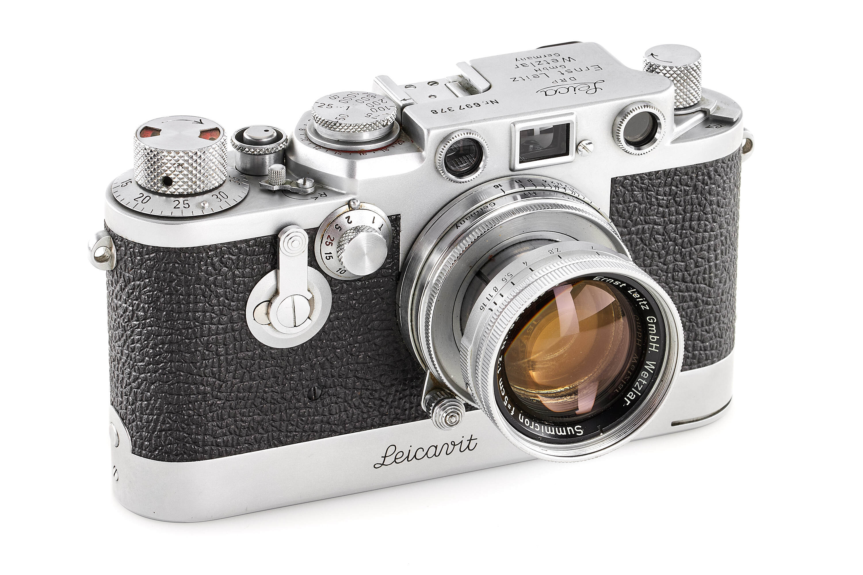 Leica IIIf with Leicavit pre-series outfit Leica IIIf with Leicavit pre-series outfit