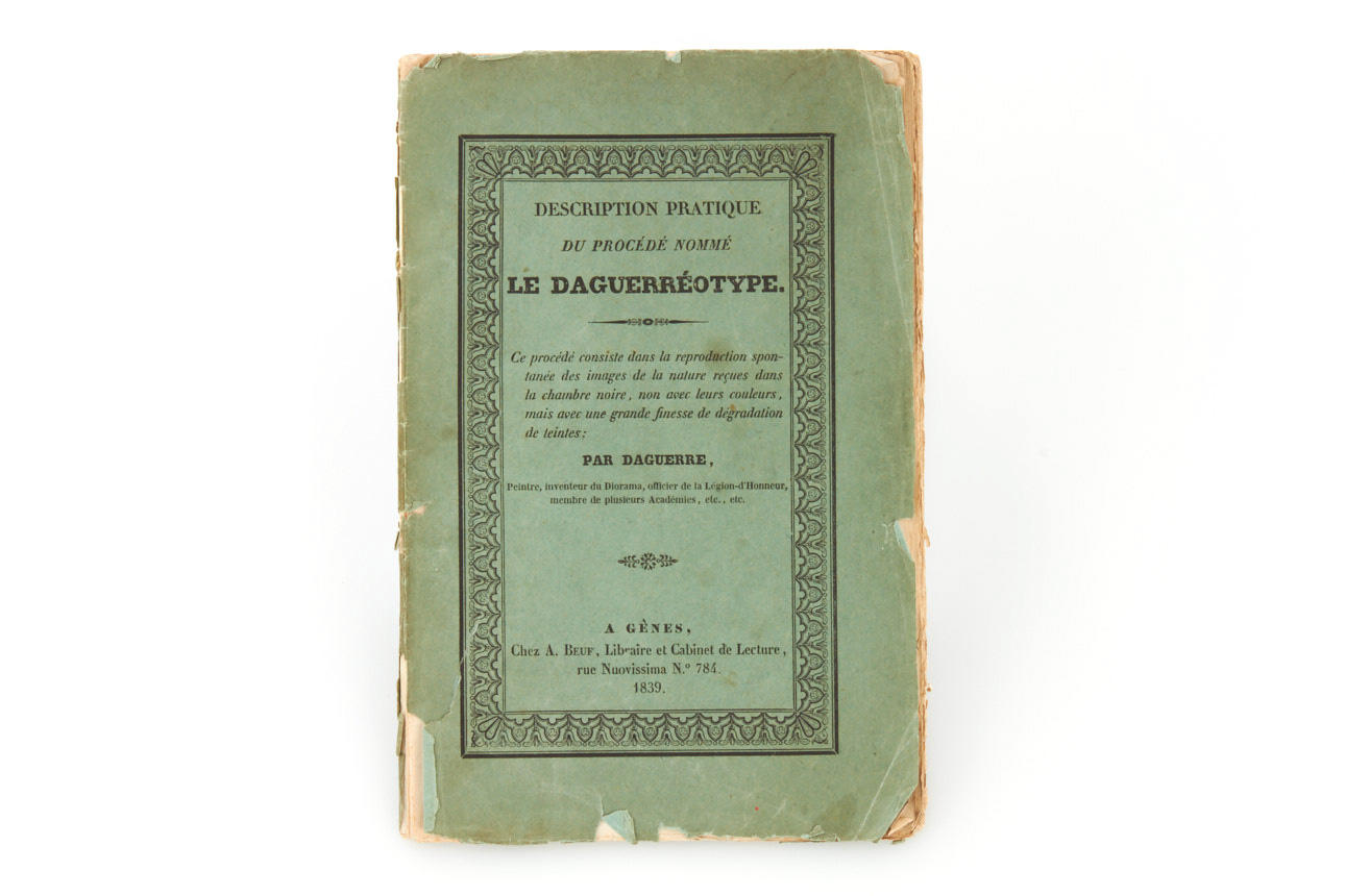 'Le Daguerreotype' Instructions 1839
