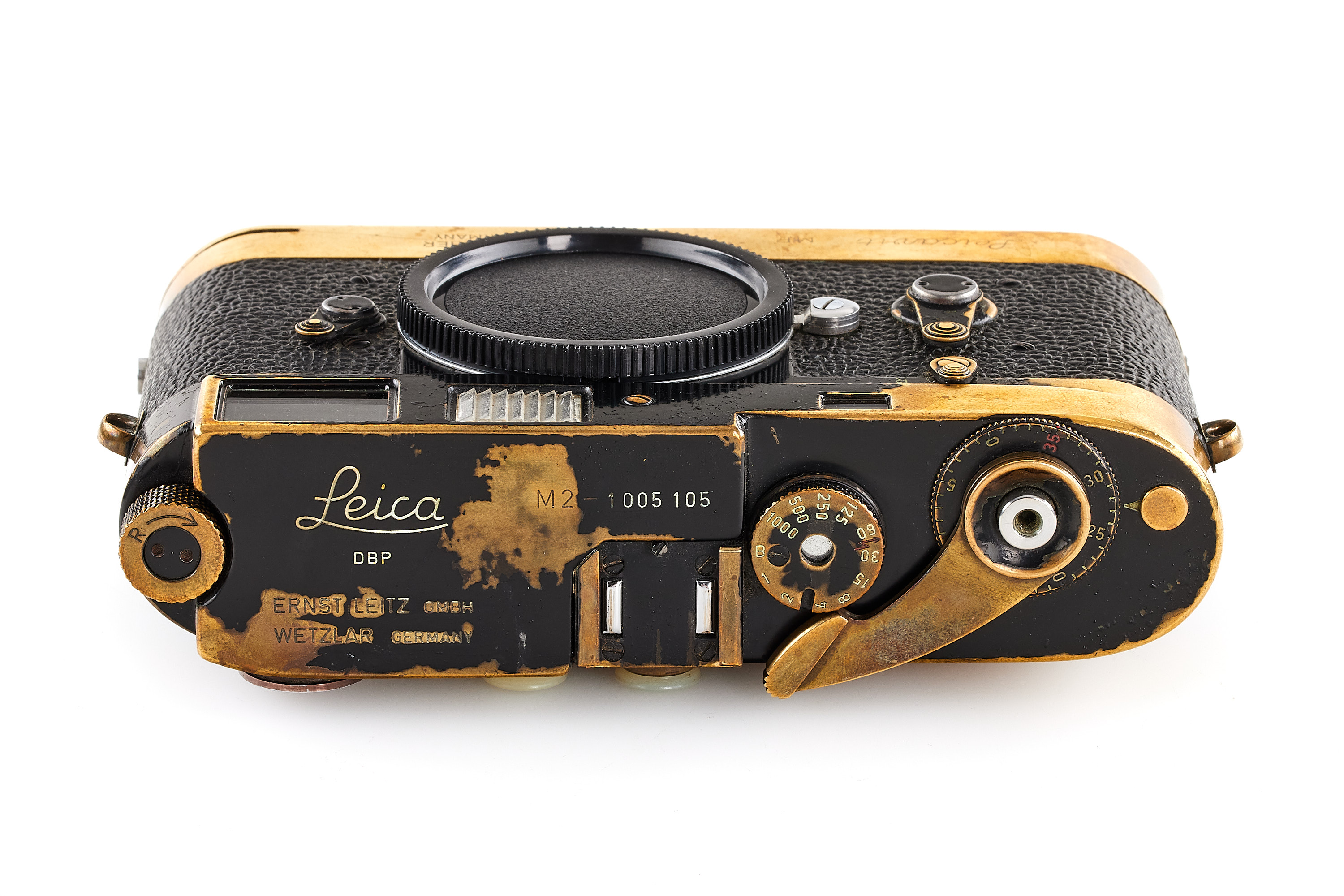 Leica M2 black paint with Leicavit MP