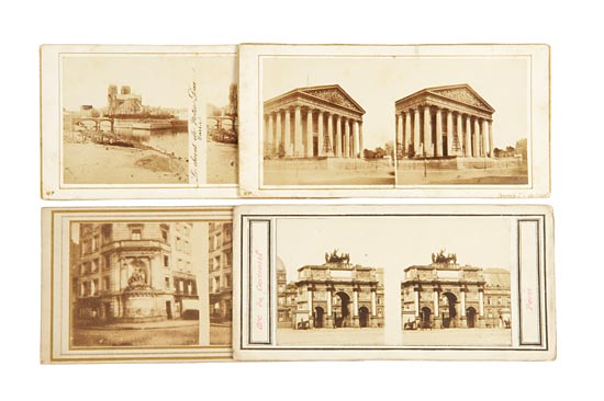 26 Early Stereographs of Paris