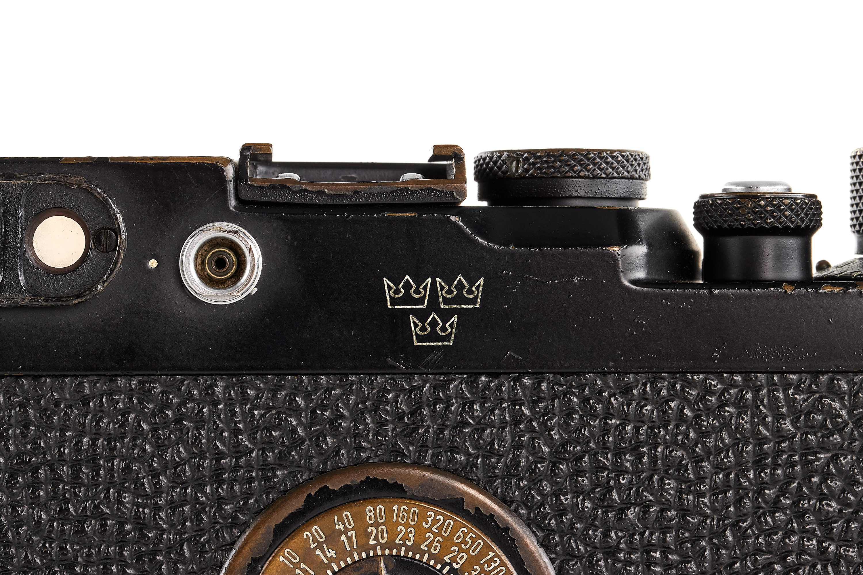 Leica IIIg Black Paint Swedish Army