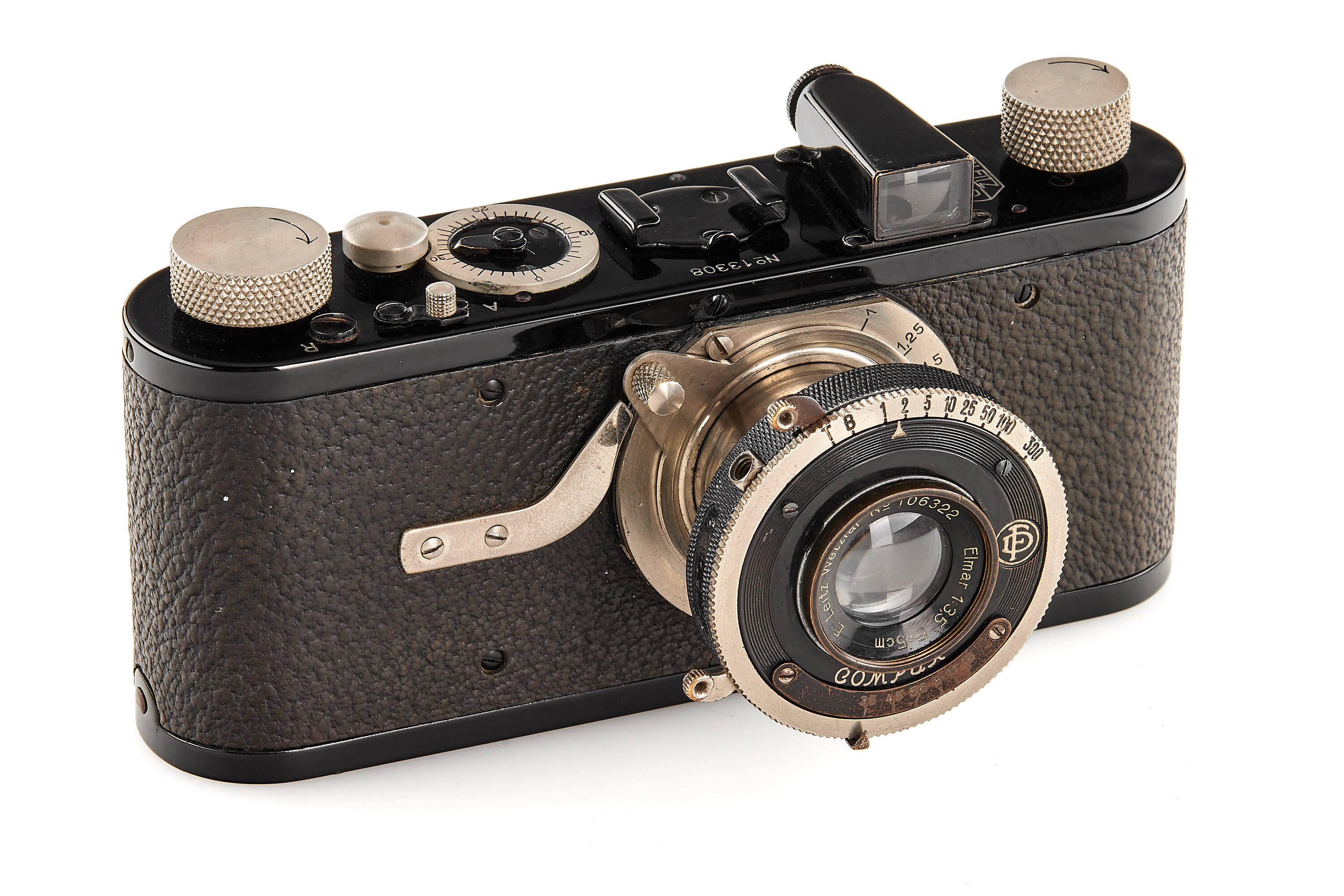 Leica I Mod. B Ring-Set Compur with Elmar 3.5/5cm no.106322 *