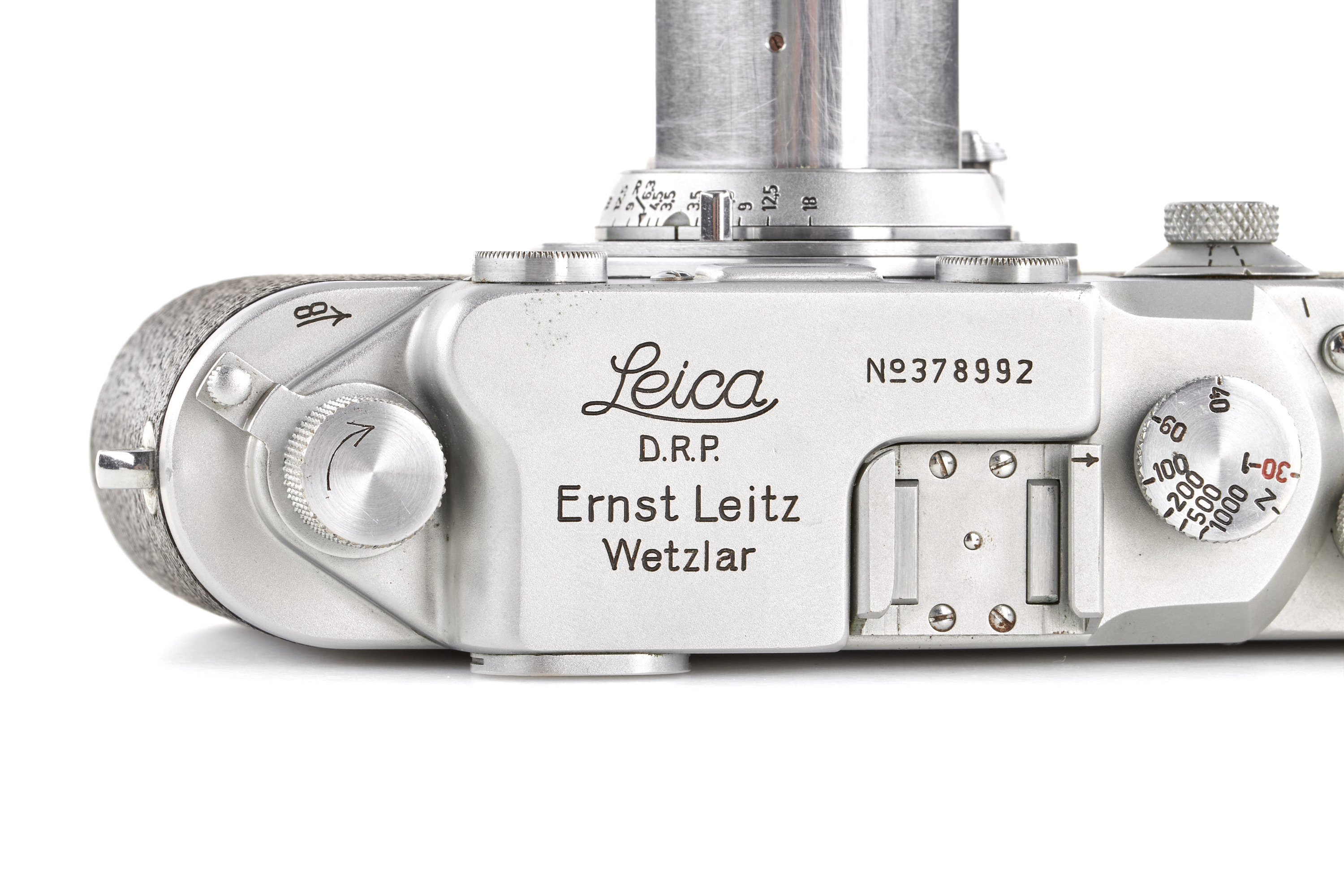 Leica IIIc chrome red curtain